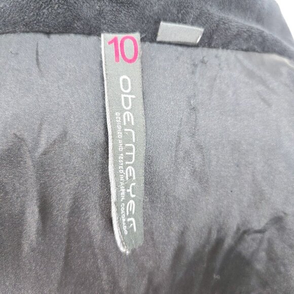 Obermeyer Brigitte Ski Snowboard Jacket Double Breasted Grey Winter Coat Thermor - Picture 6 of 8